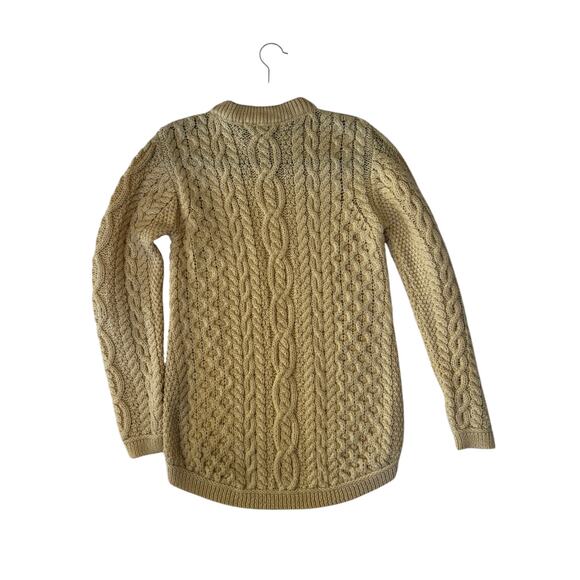 Aran Mõr Vintage Irish Wool Sweater - Picture 6 of 8
